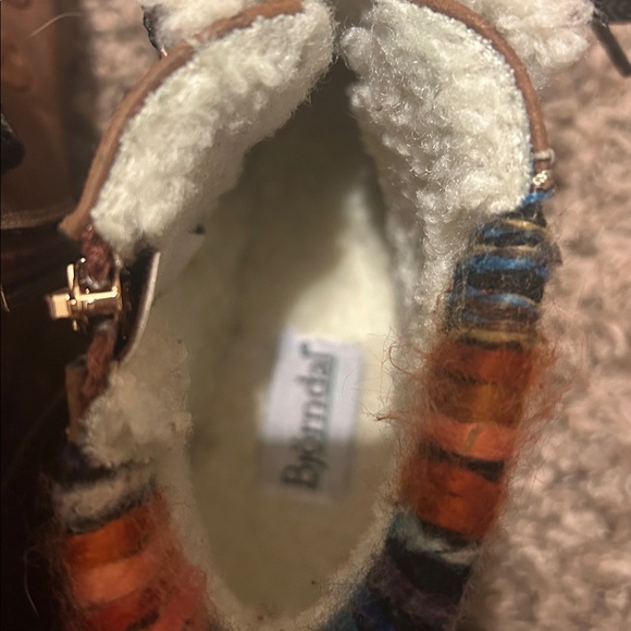 Bjorndal Brown Ankle Boots with Multicolor Trim - Picture 5 of 6